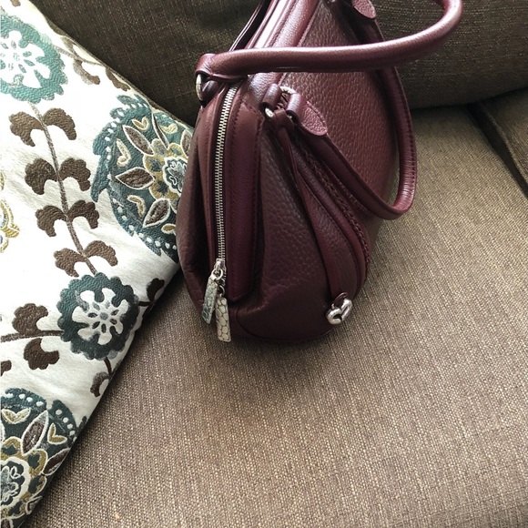 Brighton Deep Burgundy Satchel - Picture 7 of 10
